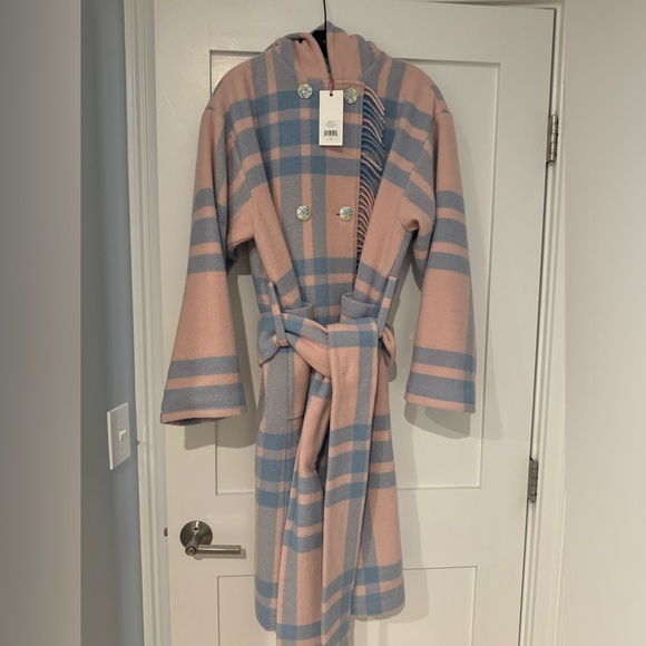 NWT Loveshackfancy Forrest wool coat in fairytale peach size Xs. - Picture 4 of 6